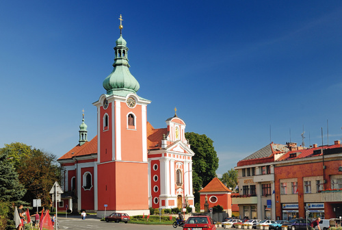 Vista panoramica di Červený Kostelec